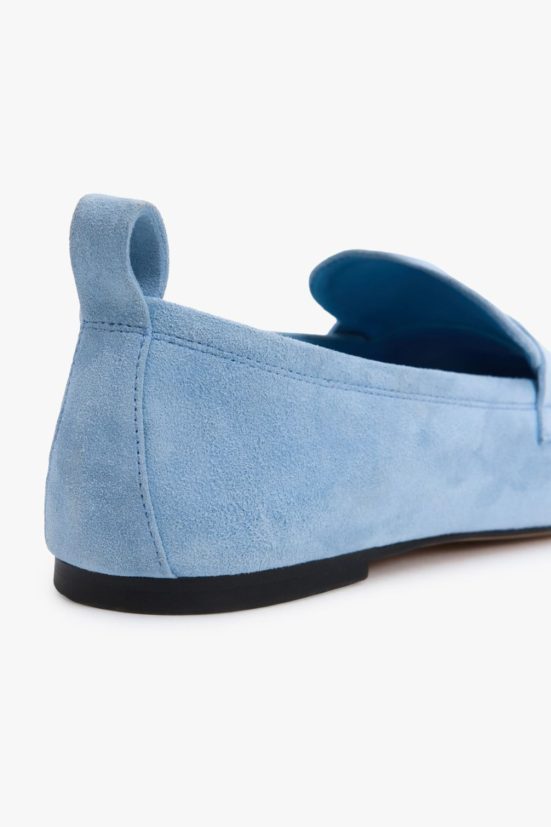 Лоферы из натуральной замши Lera Nena, цвет: голубой LN.108.19467.600 купить онлайн