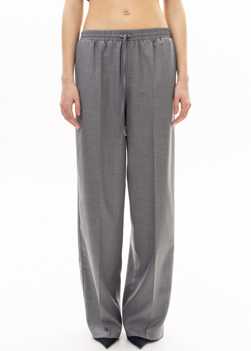 Брюки из костюмной ткани ASYA SEMYONOVA, цвет: grey, 00-00002573 купить онлайн