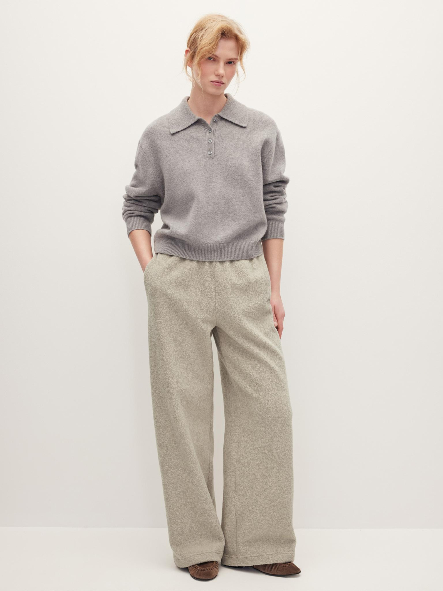 Спортивные брюки из флиса Chaika, цвет: Светло-серый, AW25PA08-11 купить онлайн