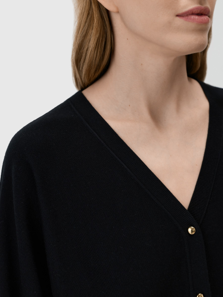 Кардиган летучая мышь Conso, цвет: Черный, KCL 260723 - черный купить онлайн