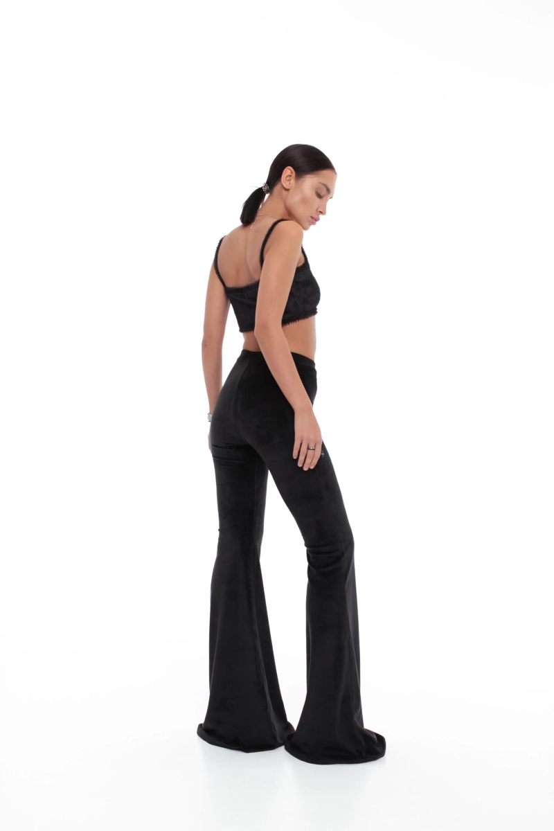 Брюки Velour клеш GARCHIT, цвет: Черный, GARVelBrKleshBlk купить онлайн