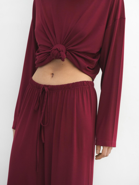 Костюм из бамбука Burgundy