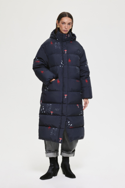 Пуховое пальто