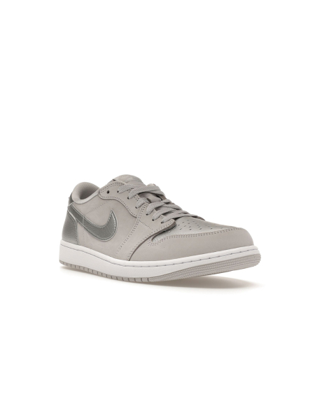 Кроссовки мужские Jordan 1 Low OG "Metallic Silver" NKDADDYS SNEAKERS, цвет: серый CZ0790-002 купить онлайн