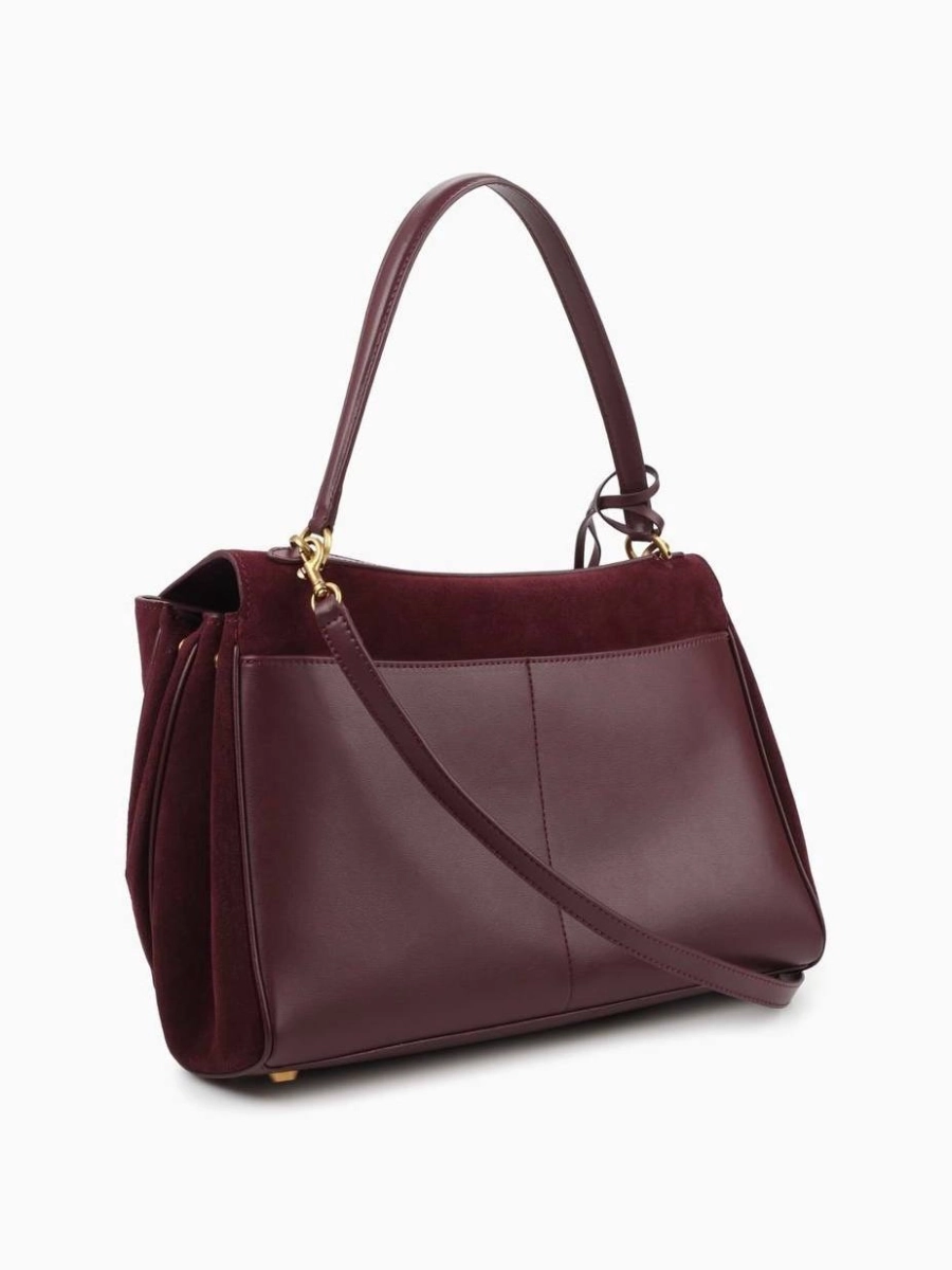 Сумка Сандра средняя brand salad, цвет: замша слива J-704-PHR 7272 купить онлайн