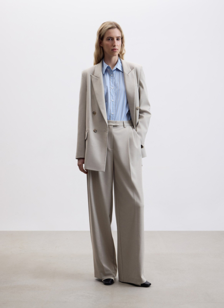 Брюки широкие