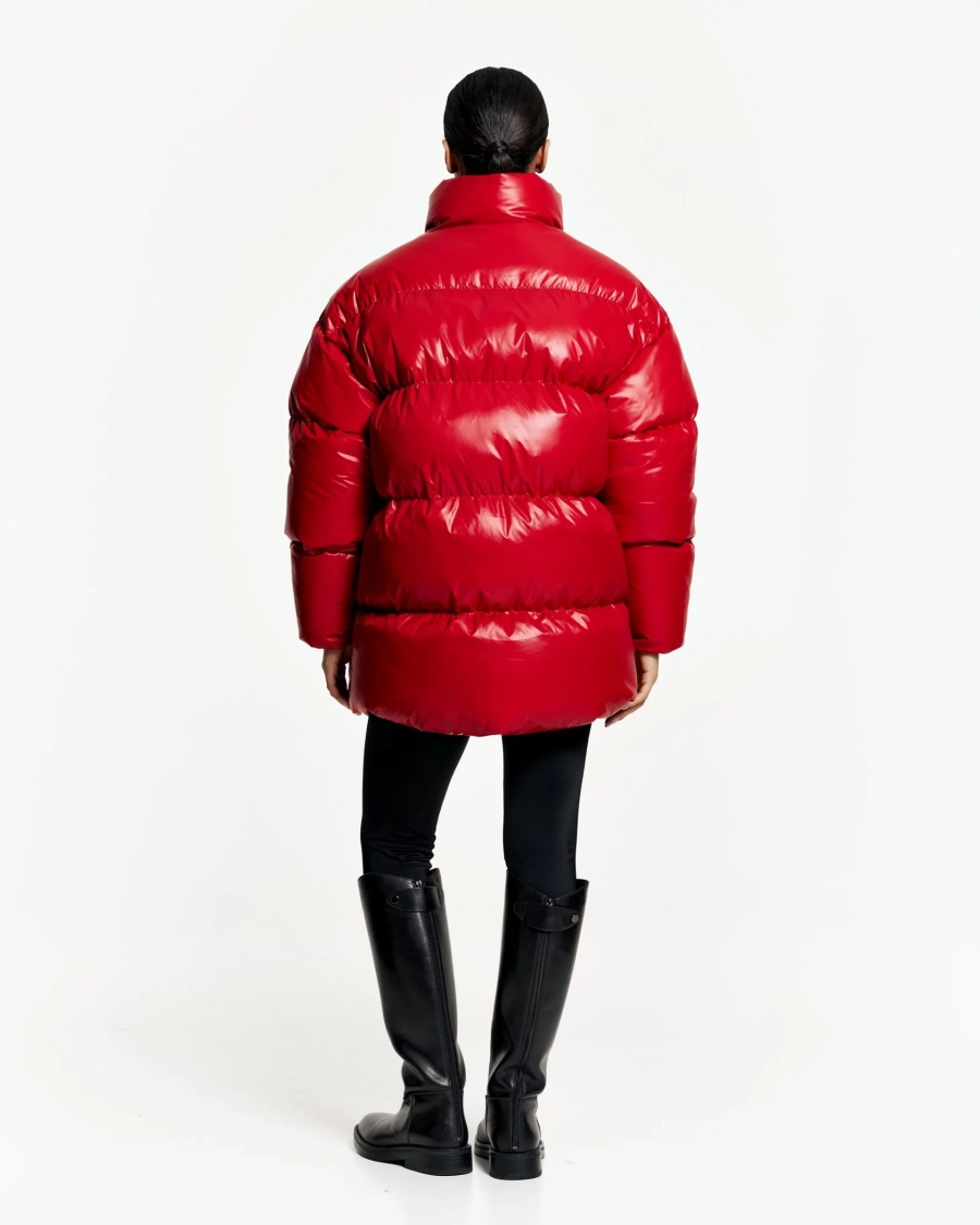 Пуховик PUFFER Y2 RED YONS, цвет: красный,  купить онлайн