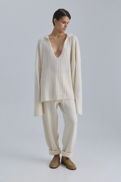 Худи OPORA Mankova, цвет: молочный, FW24/25-04 купить онлайн