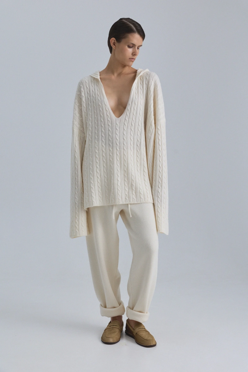 Худи OPORA Mankova, цвет: молочный, FW24/25-04 купить онлайн