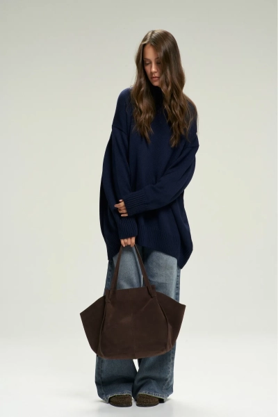 Свитер Oversized Dark Blue Erist store, цвет: темно-синий НФ-00002671 |новая коллекция купить онлайн