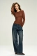 Лонгслив Basic с необработанным краем Brown Erist store, цвет: коричневый, НФ-00002819 купить онлайн