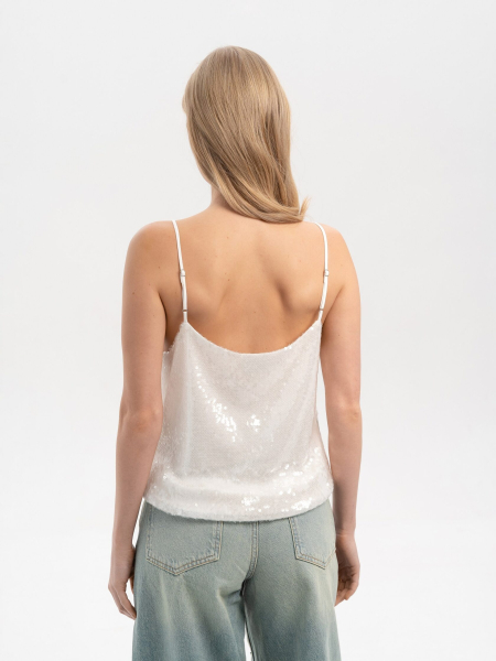 Майка Disco TRES, цвет: белый, НФ-00002595 купить онлайн