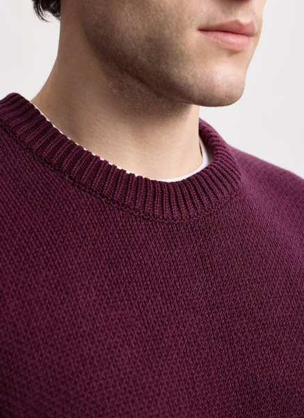 Свитер жаккардовый ALL WE NEED, цвет: сливовый, 2603M3517-016 купить онлайн