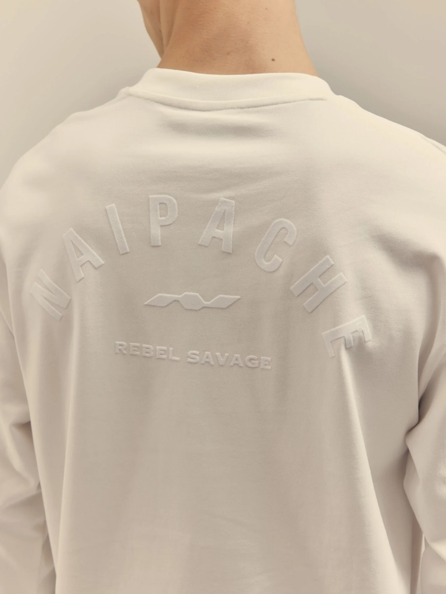 Лонгслив Heavyweight Longsleeve NAIPACHE, цвет: бежевый,  купить онлайн