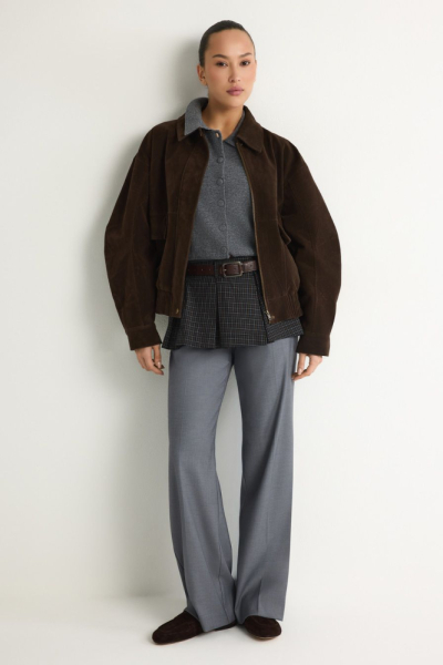 Брюки с баской