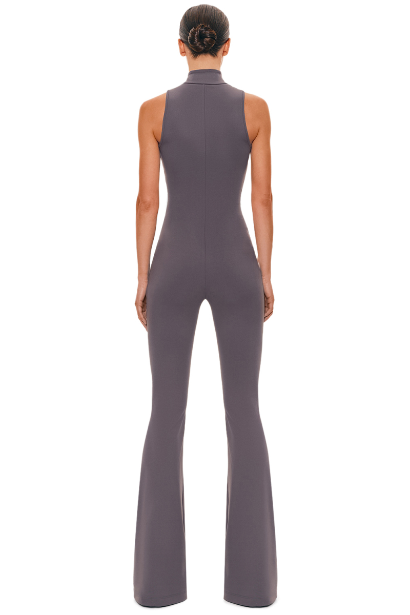 Комбинезон с молнией спереди SODAMODA, цвет: графит, 12835 купить онлайн