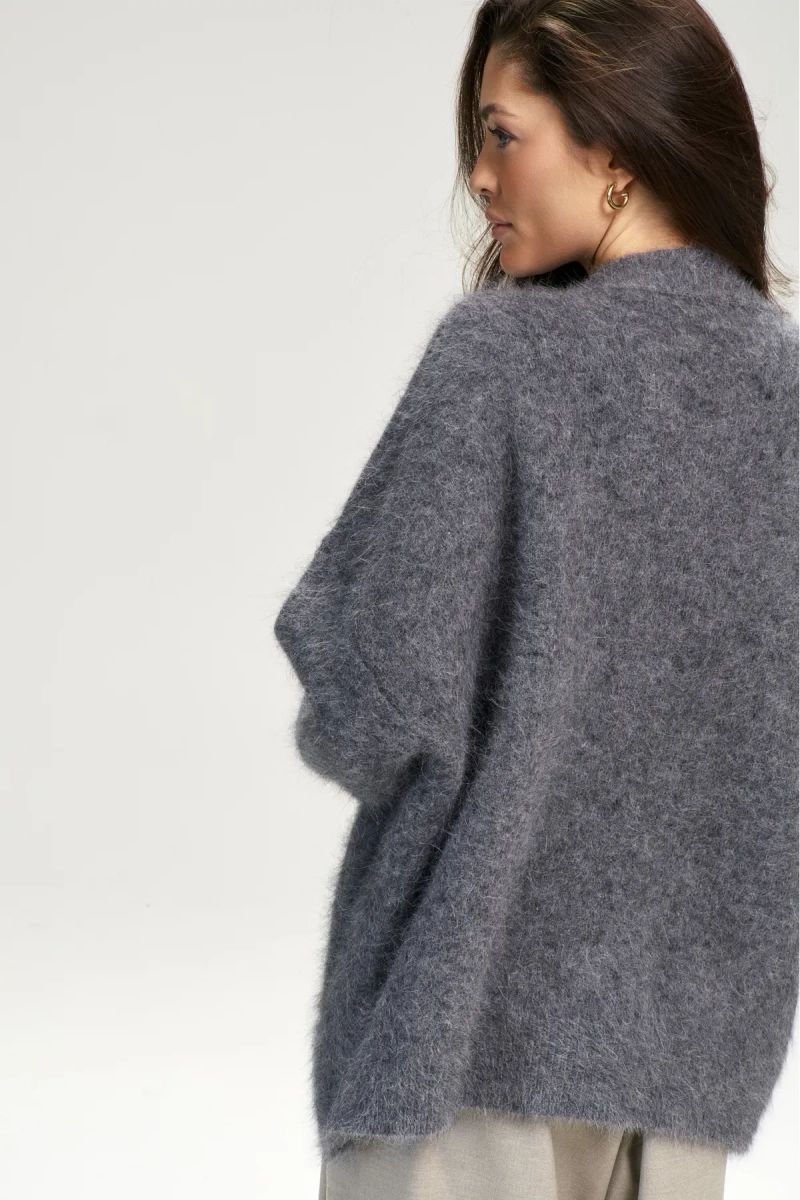 Кардиган Fluffy Grey Erist store, цвет: серый, НФ-00003143 купить онлайн
