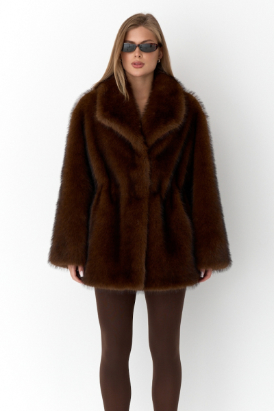 Шуба из экомеха