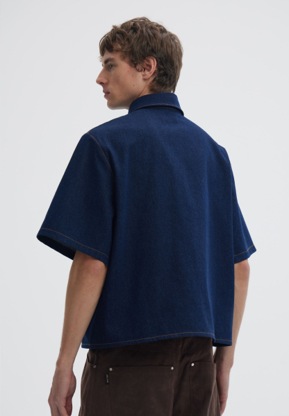Рубашка RUSTY SHIRT SORRY, I’M NOT, цвет: синий,  купить онлайн