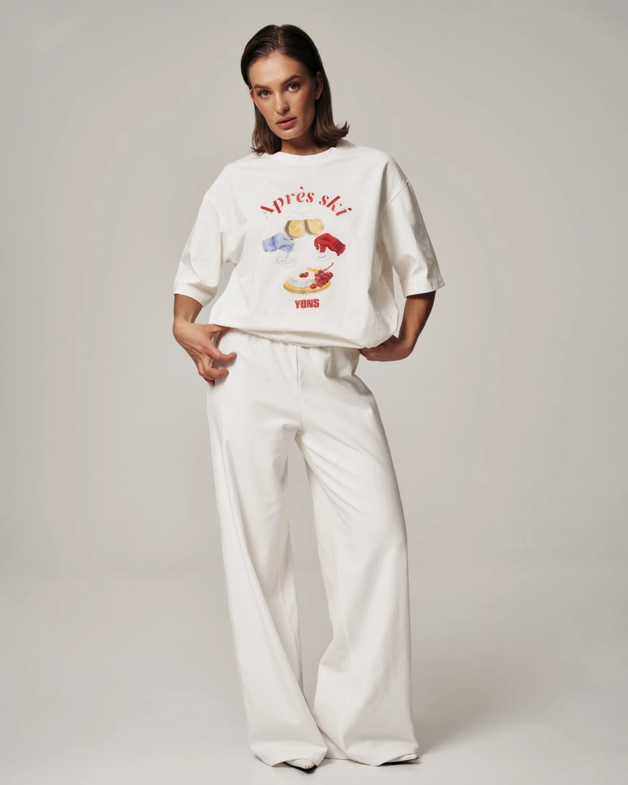 Футболка APRES SKI MILK YONS, цвет: молочный, YO-758 купить онлайн