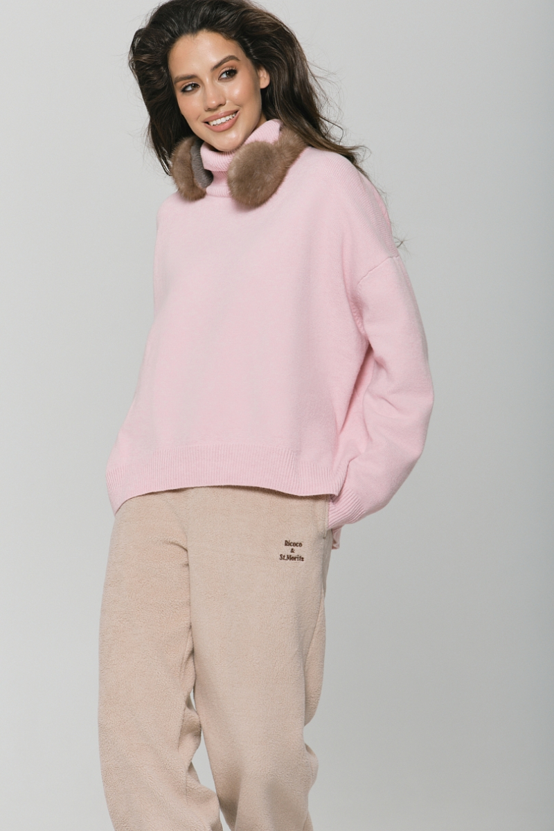 Свитер с шерстью оверсайз