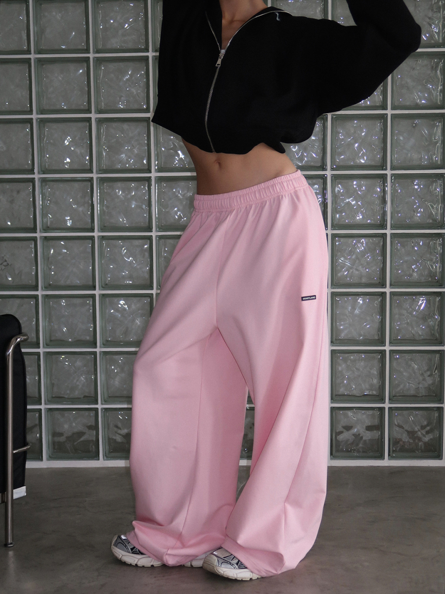 Брюки на резинке MIARTLAND, цвет: розовый НФ-00000771 |трендовая новинка купить онлайн