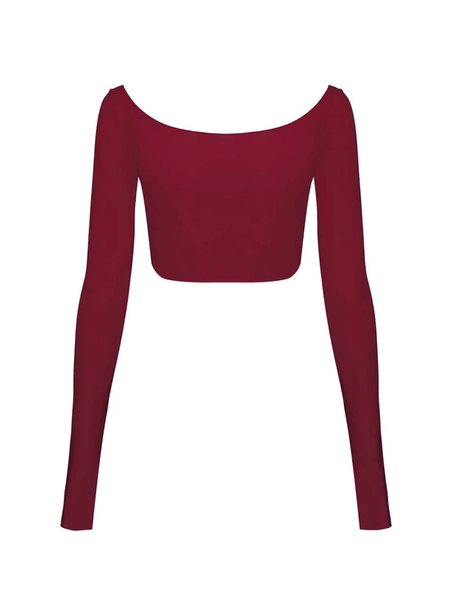 Кроп топ Florescence CLASS CATCH, цвет: burgundy  |новая коллекция купить онлайн