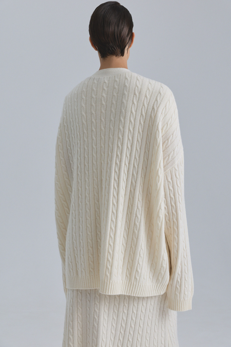 Кардиган OPORA Mankova, цвет: молочный, FW24/25-05 купить онлайн