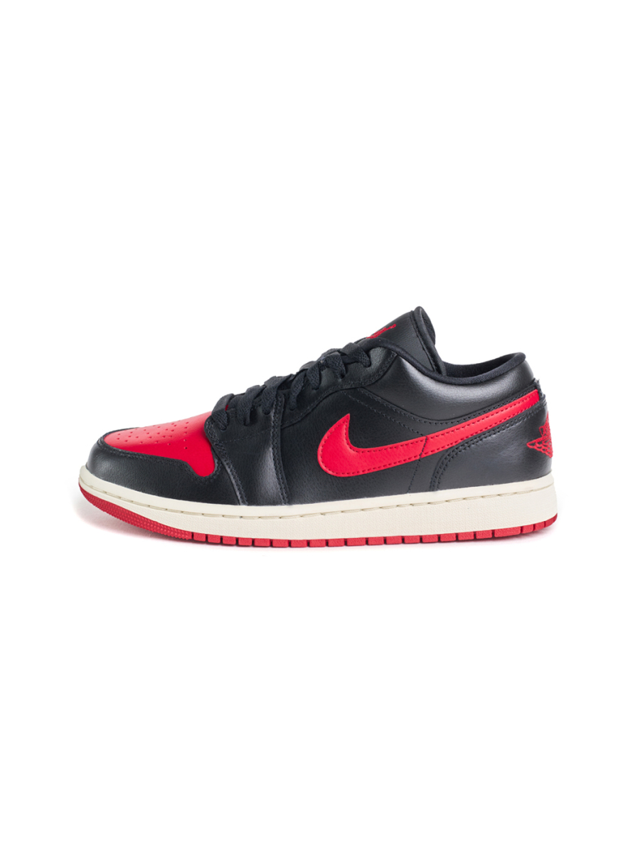 Кроссовки женские Jordan 1 Low "Bred Sail" NKDADDYS SNEAKERS, цвет: Чёрный DC0774-061 купить онлайн