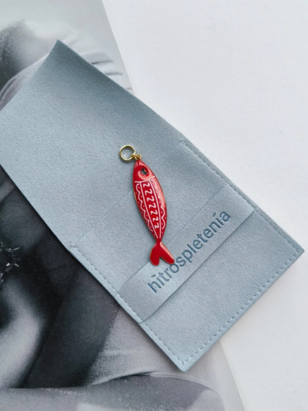 Моносерьга DREAM FISH "RED"