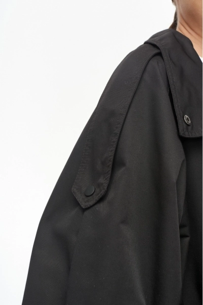 Куртка-реглан на кулиске Black Erist store, цвет: Черный, НФ-00000765 купить онлайн