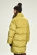 Пуховик удлиненный Olive Erist store, цвет: оливковый, НФ-00002829 купить онлайн