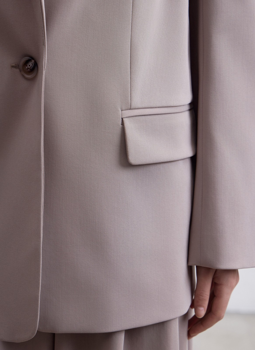 Жакет свободной посадки ALL WE NEED, цвет: Серо-бежевый, 2604W1292-12 купить онлайн