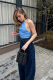 Топ на завязках изо льна LIGHT BLUE Label .B, цвет: LIGHT BLUE Tp.07.2LBL |новая коллекция купить онлайн