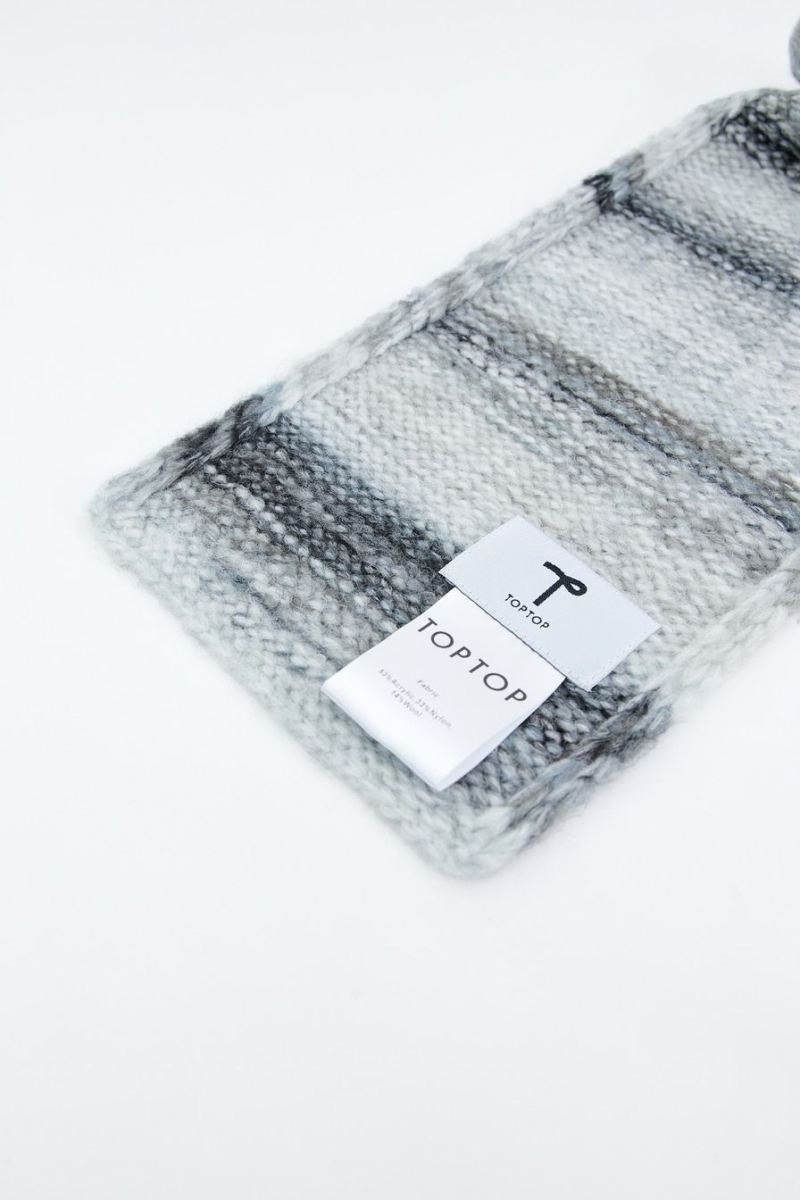 Шарф с принтом TOPTOP, цвет: черный с принтом TT.607.16824.901 купить онлайн