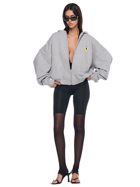 Худи на молнии FRHT&OUT OF REACH, цвет: серый, HDZPLGCGM купить онлайн