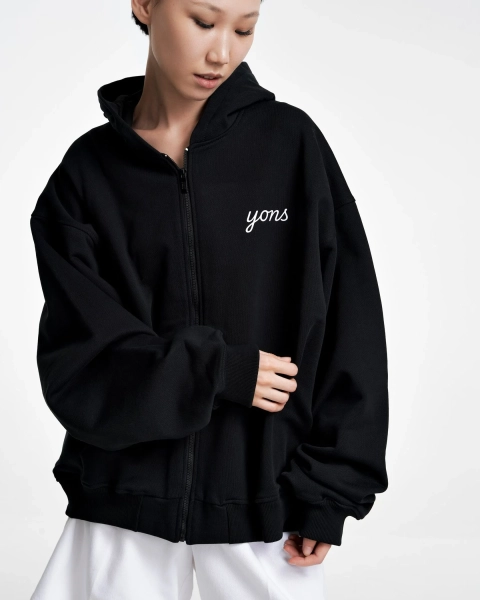 Худи ZIP STIKERS BLACK