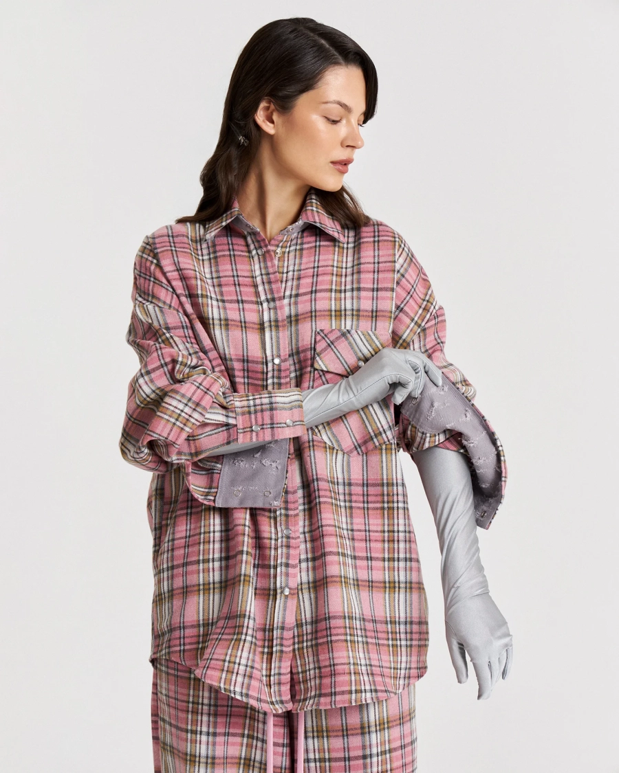 Рубашка в клетку ROSE