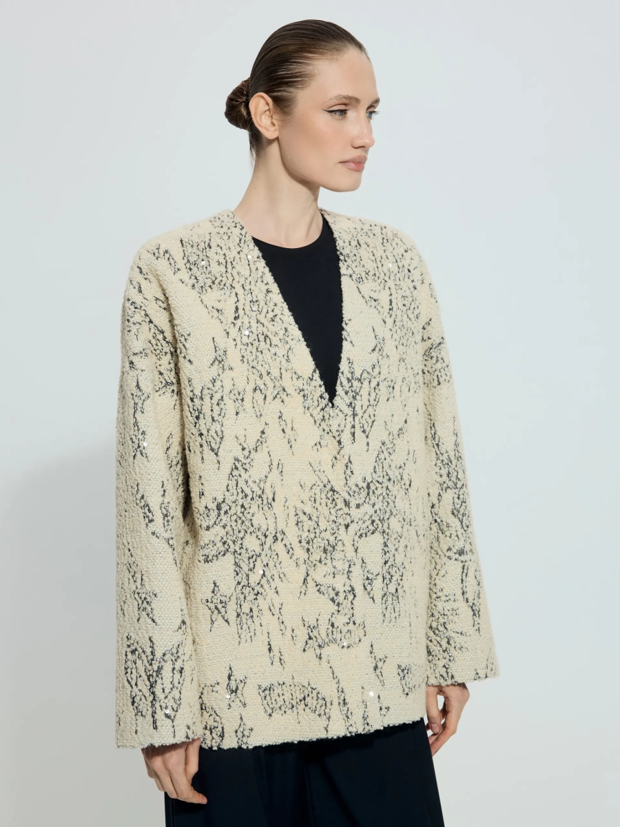 Кардиган VILLAR ANNA PEKUN, цвет: кремовый, 41.2368.120 купить онлайн