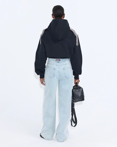 Джинсы с лампасами ASIA ST 71, цвет: серый,  купить онлайн