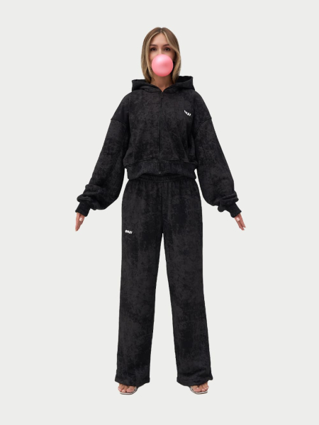 Zip Худи ONSI, цвет: black velur,  купить онлайн