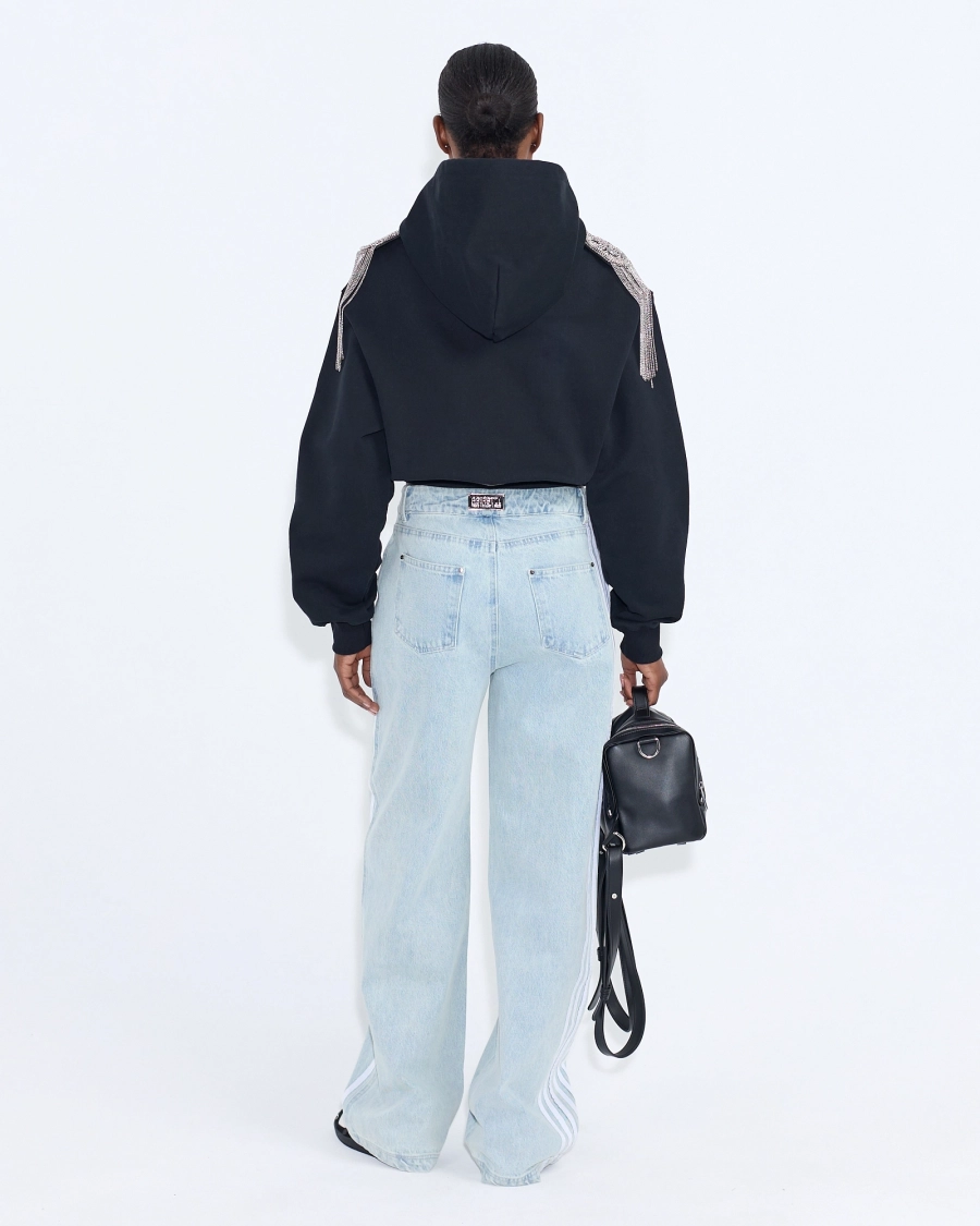 Джинсы с лампасами ASIA ST 71, цвет: серый,  купить онлайн