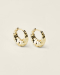 Серьги круассаны мятые мини Fiore store БП-00000309 купить онлайн