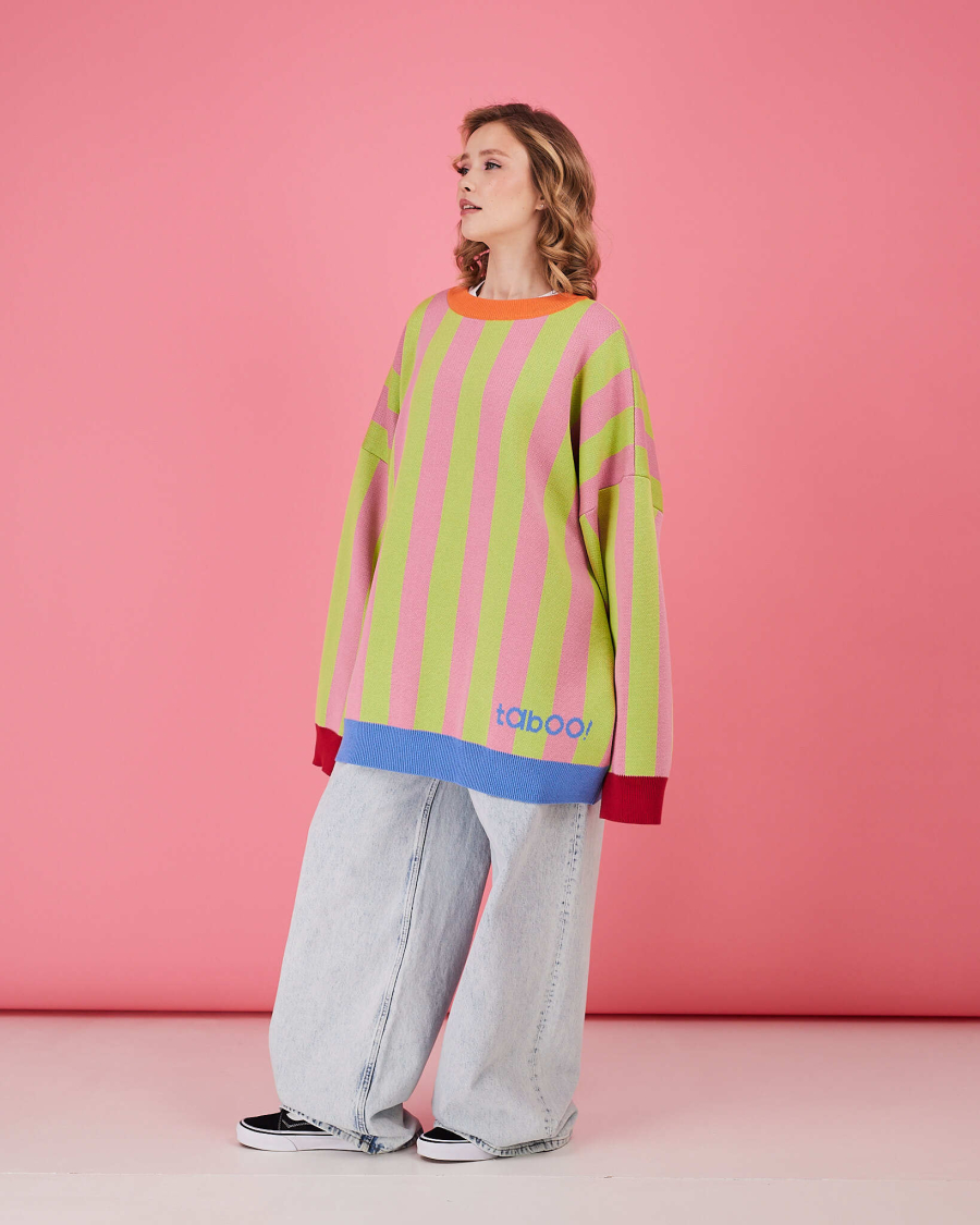Свитер Тихий ритм TABOO, цвет: розовый, SV купить онлайн