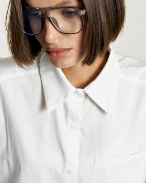 Рубашка SCHOOL SHORT WHITE