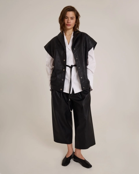 Рубашка из хлопка Anmuse, цвет: белый, BL25S153-WH-1 купить онлайн