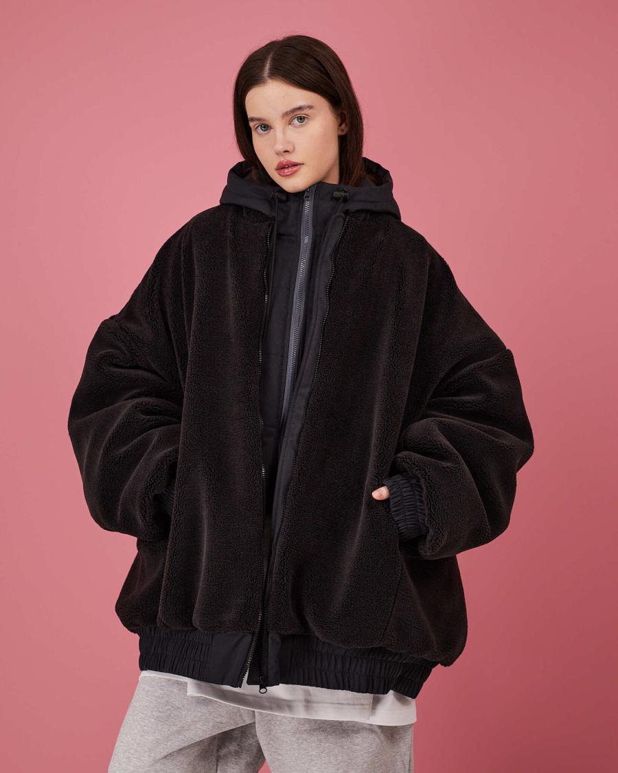 Бомбер с манишкой