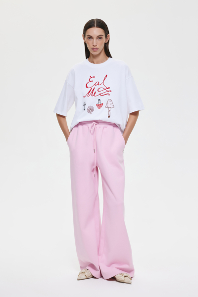 Хлопковая футболка DREAMS BY ALENA AKHMADULLINA, цвет: белый, 225103120404461/402000 купить онлайн