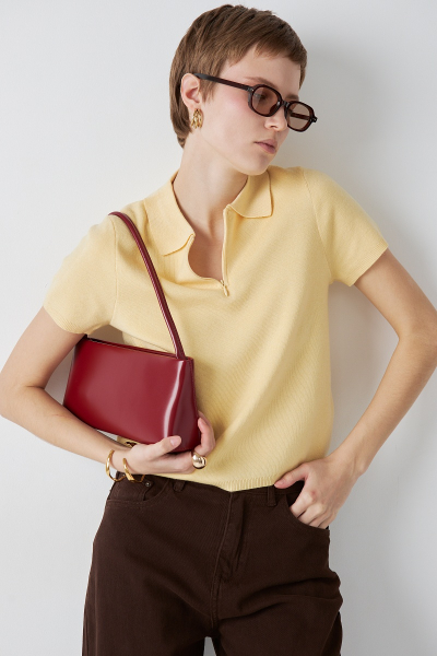 Джемпер - поло MIA AIM, цвет: лимонный, MIA480/1 купить онлайн