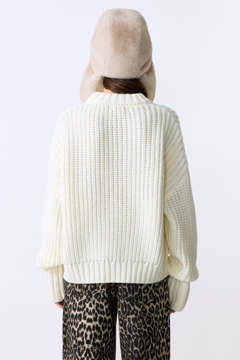 Джемпер с добавлением шерсти TOPTOP, цвет: молочный, TT.050.16273.120 купить онлайн